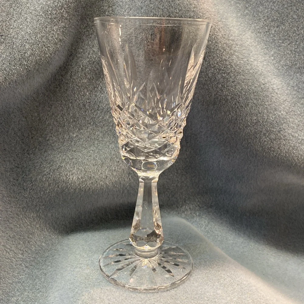 2-Elegant Waterford Crystal Sherry Glasses Kenmare Pattern